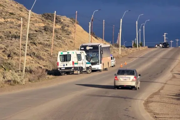 Pasajera resultó lesionada por una caída en un colectivo