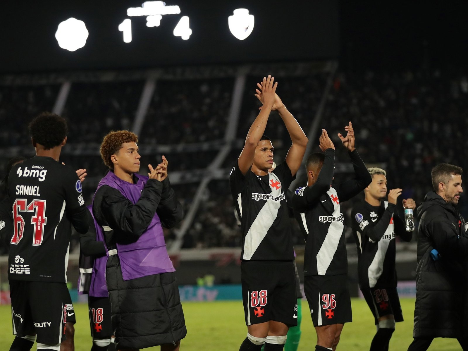 Vasco da Gama goleó a Olimpia y espera por River o Santa Fe en los cuartos de la Sudamericana