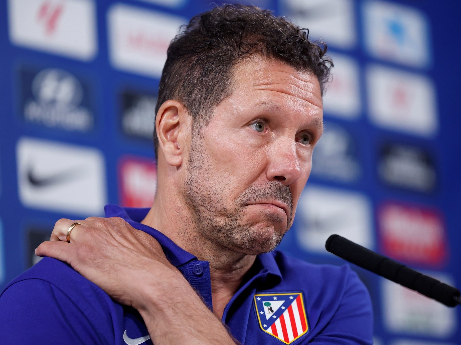 faltó por tercer día a la práctica y Diego Simeone tuvo que hablar sobre su futuro