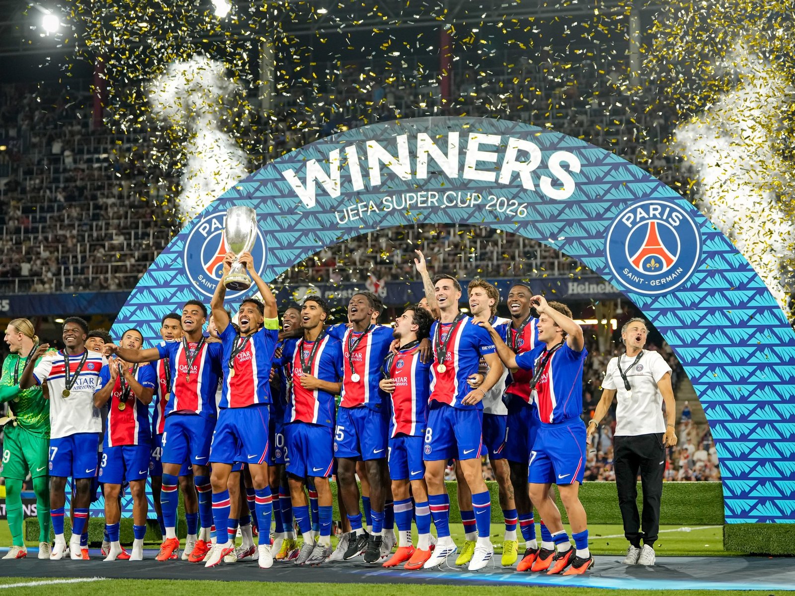 venció al Aston Villa sin Dibu Martínez y se quedó con la Supercopa de Europa