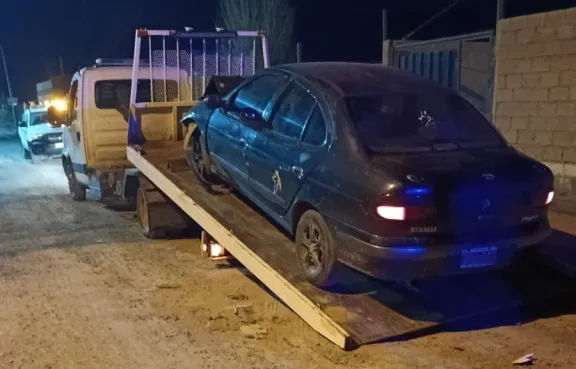 Chocó en zona sur de Comodoro Rivadavia con 1,83 g/l de alcohol en sangre y le secuestraron el auto