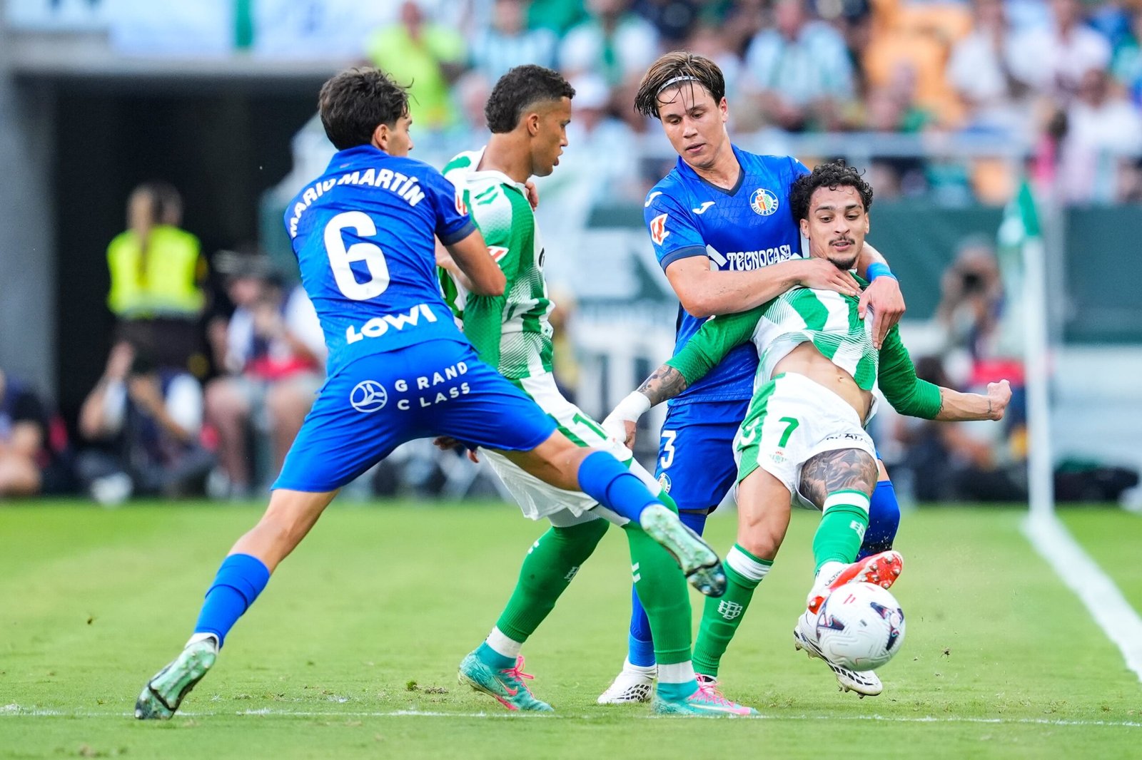 El Betis gana al Getafe y agarra la tercera plaza