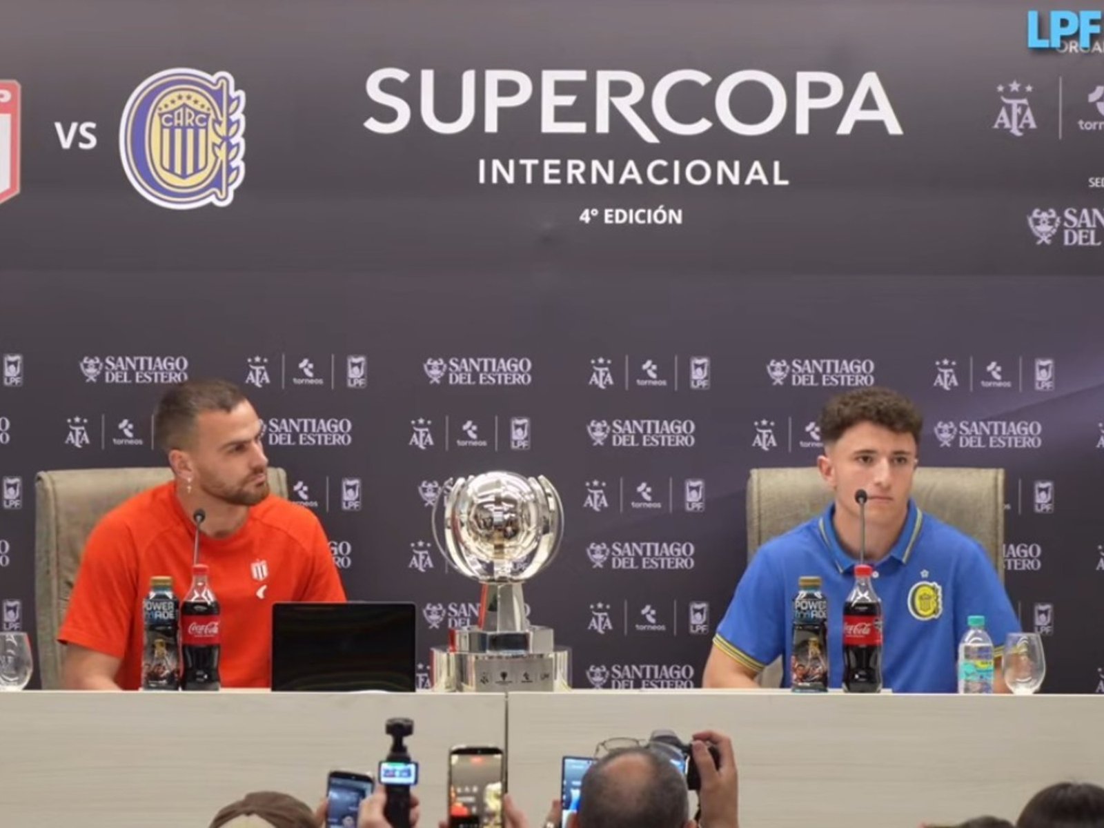 En la previa de la final entre Estudiantes y Central, Ovando le reclamó a González Pirez por el "espaldazo" en plena conferencia de prensa