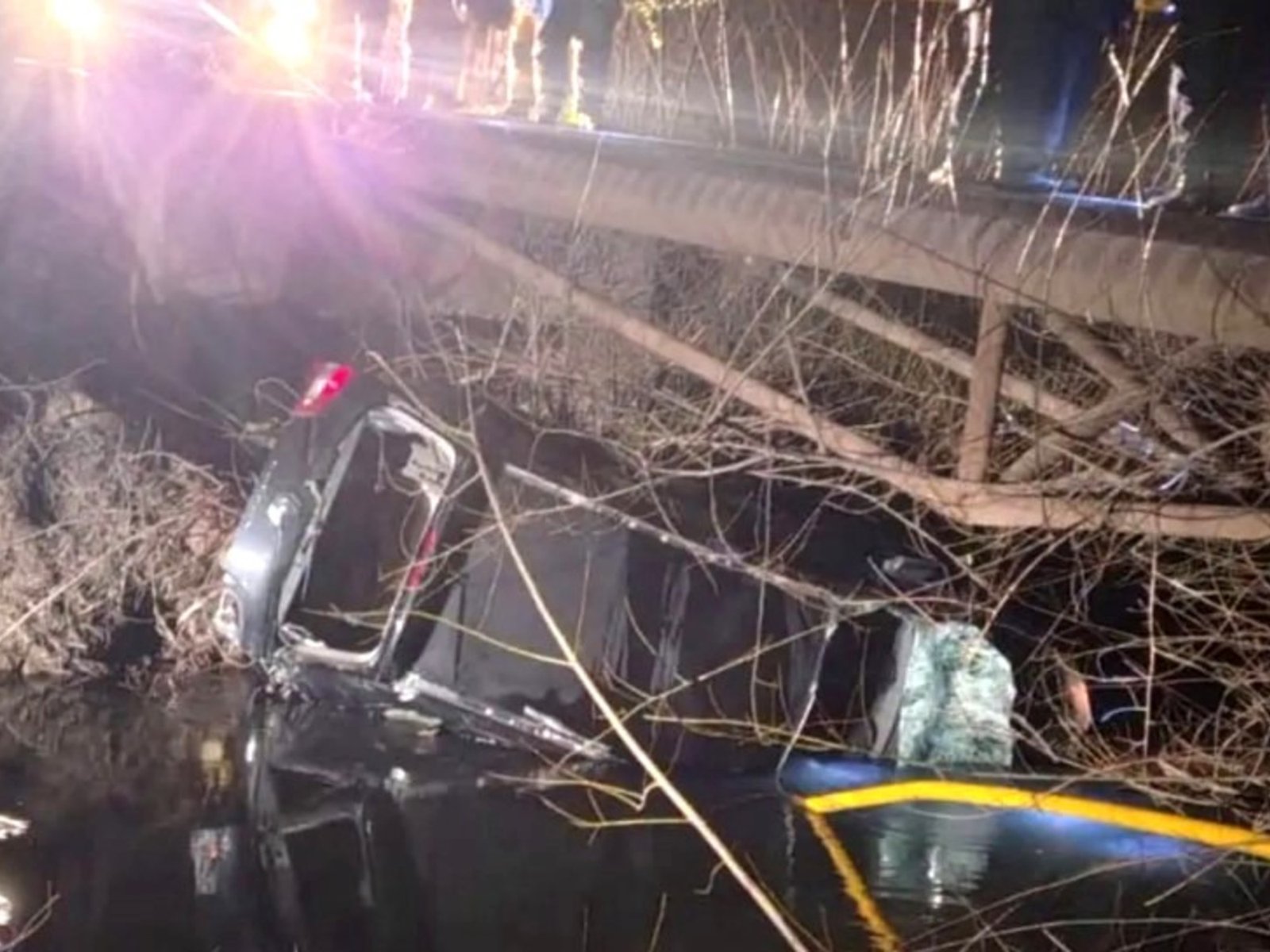 Encontraron el cuerpo de Gian, el nene de 4 años que quedó atrapado en un auto que cayó a un canal en Río Negro