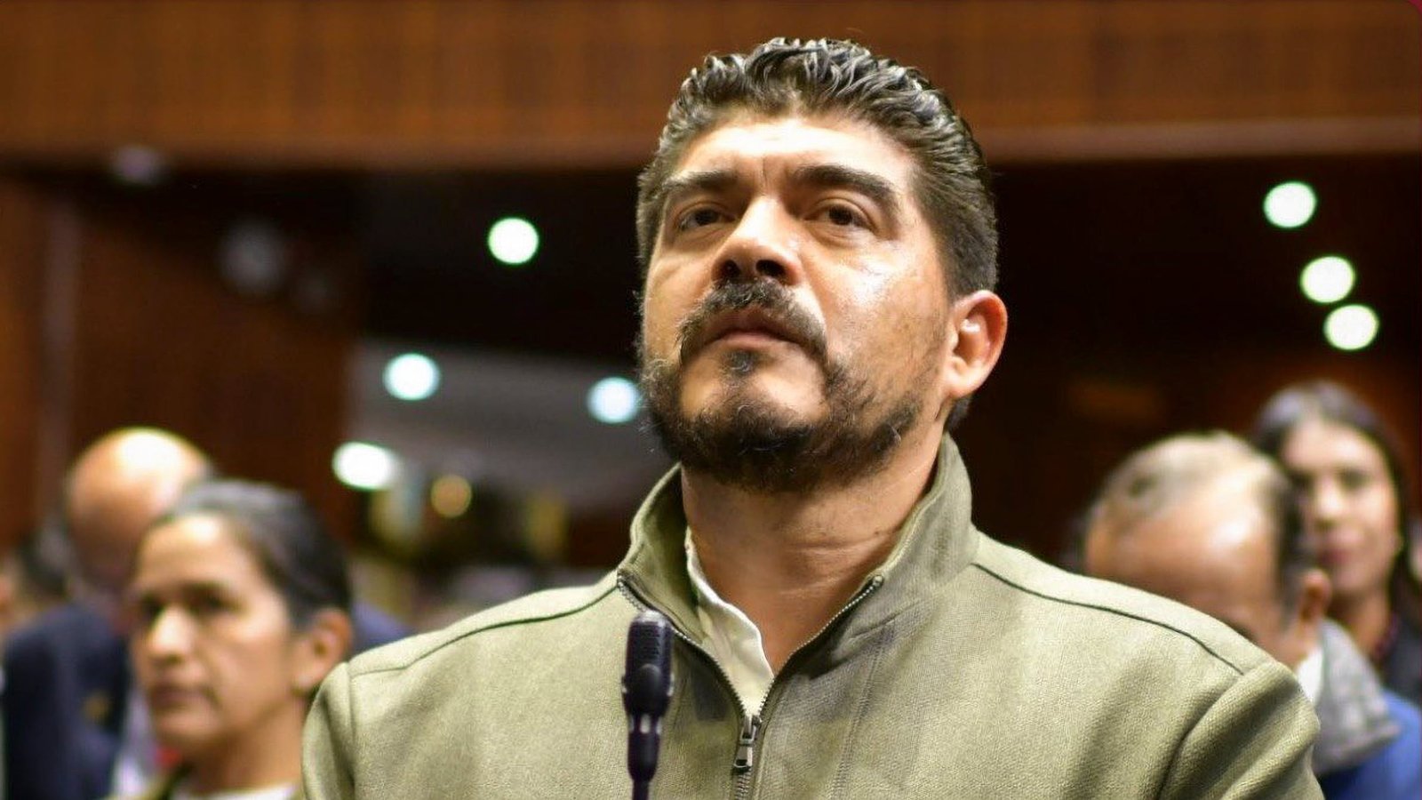 Zenyazen Escobar García en la Cámara de Diputados, el 2 de septiembre.