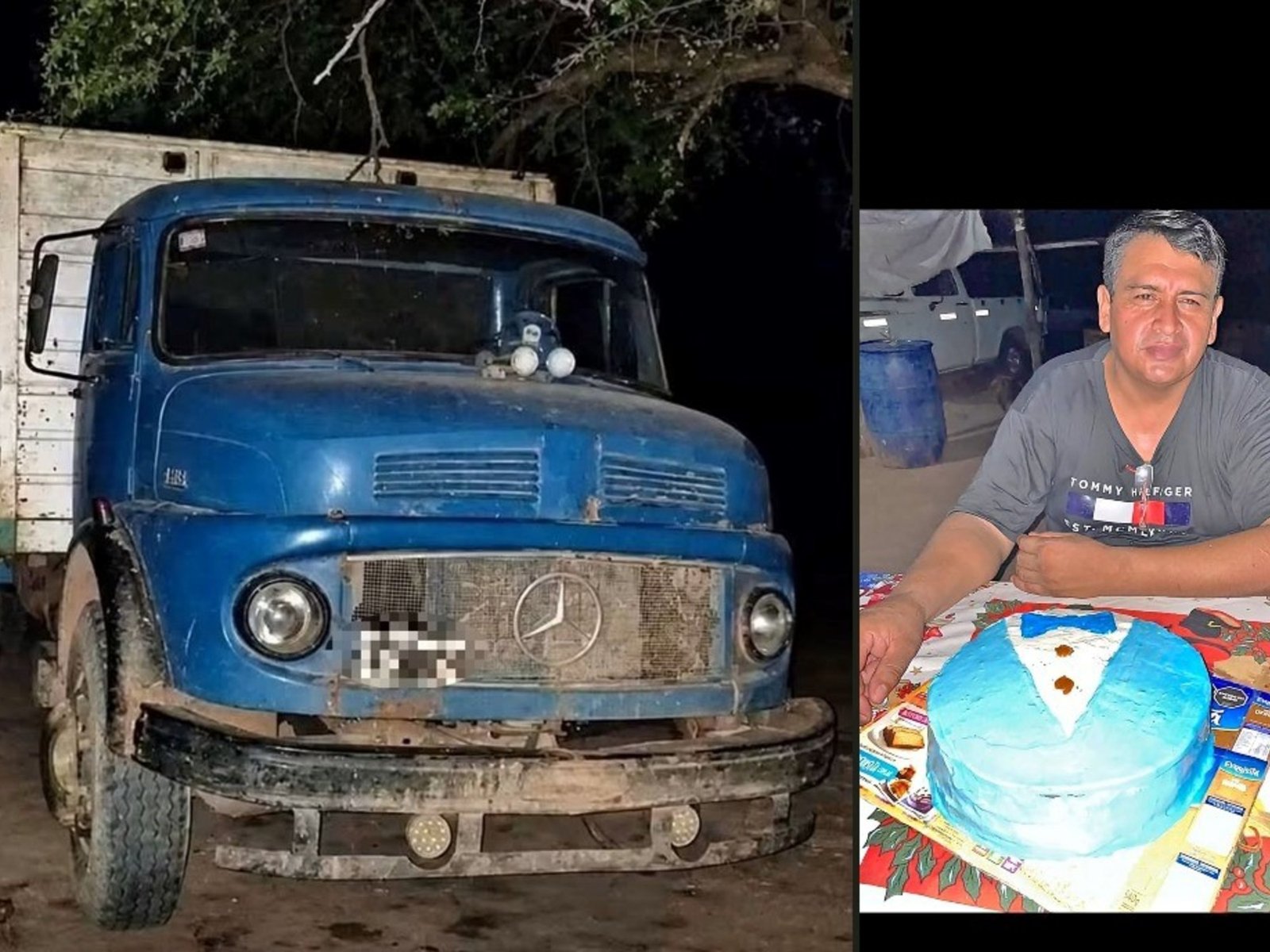 Hizo marcha atrás con el camión porque se escapaba un novillo y mató a su papá