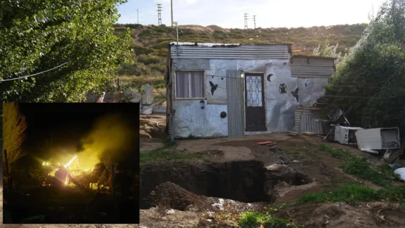Investigan el incendio de la casa donde vivía la madre de Ángel López