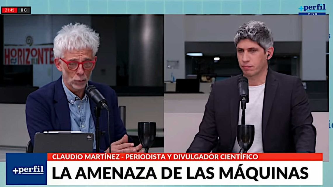 "La amenaza de las máquinas es una amenaza real y está escalando": Claudio Martínez analizó los peligros de la IA en QR!