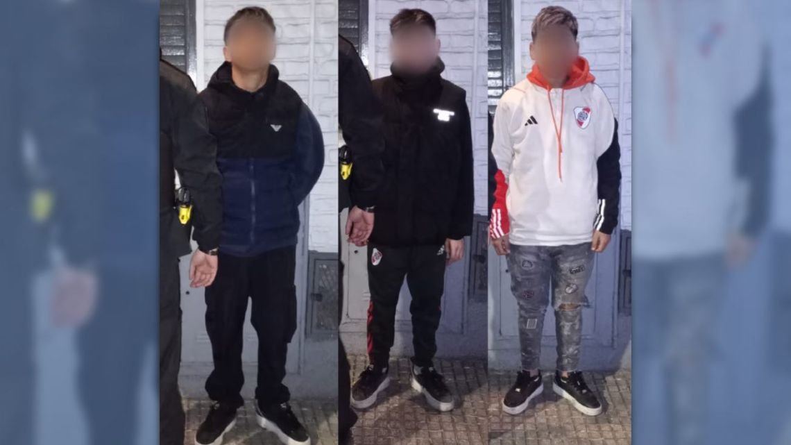 La policía detuvo a tres jóvenes de 13, 15 y 18 años: entre los tres acumulan 18 delitos (13 cometidos este año)