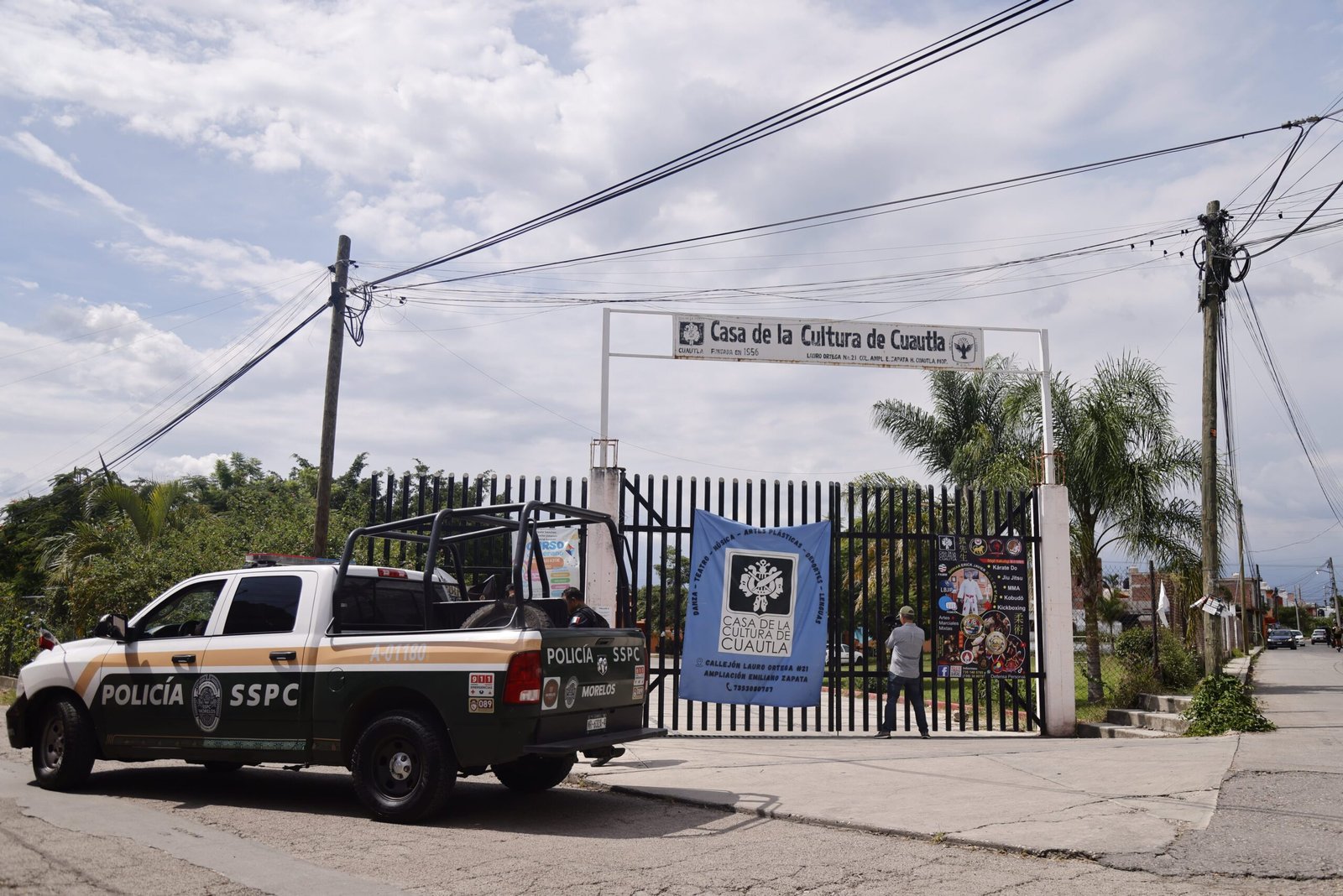 Casa de la Cultura de Cuautla, Morelos, este lunes.