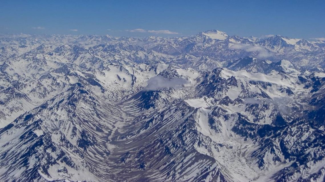 Récord de nieve en la ladera occidental de la Cordillera de los Andés: superó los 10 mil kilómetros cuadrados en agosto