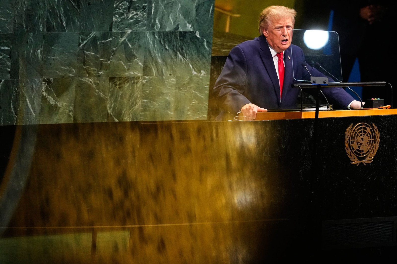 Trump, desde la Asamblea General de la ONU: “Tenemos una muy buena relación con México”