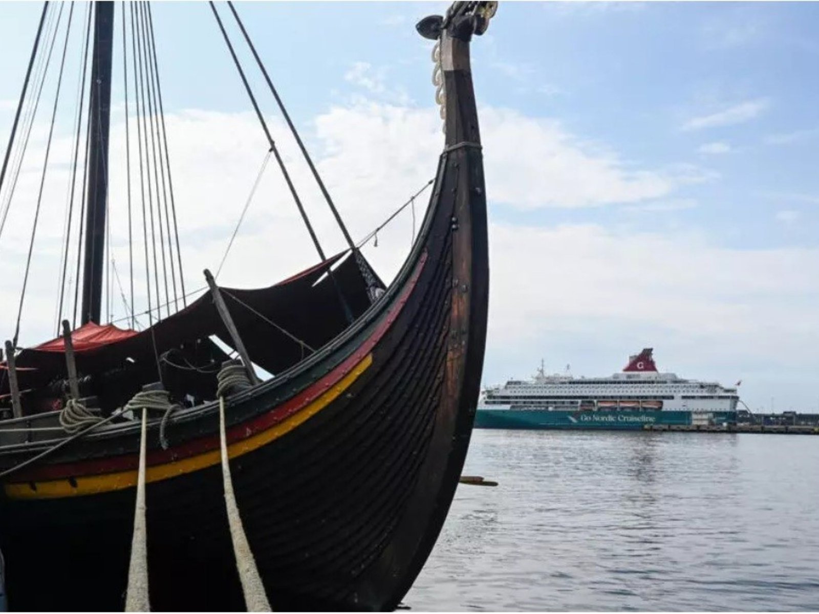 Un barco vikingo de 50 remos, el inesperado protagonista de «La Odisea» de Nolan
