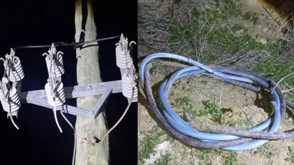 Un yacimiento comodorense se paralizó por el robo de cables