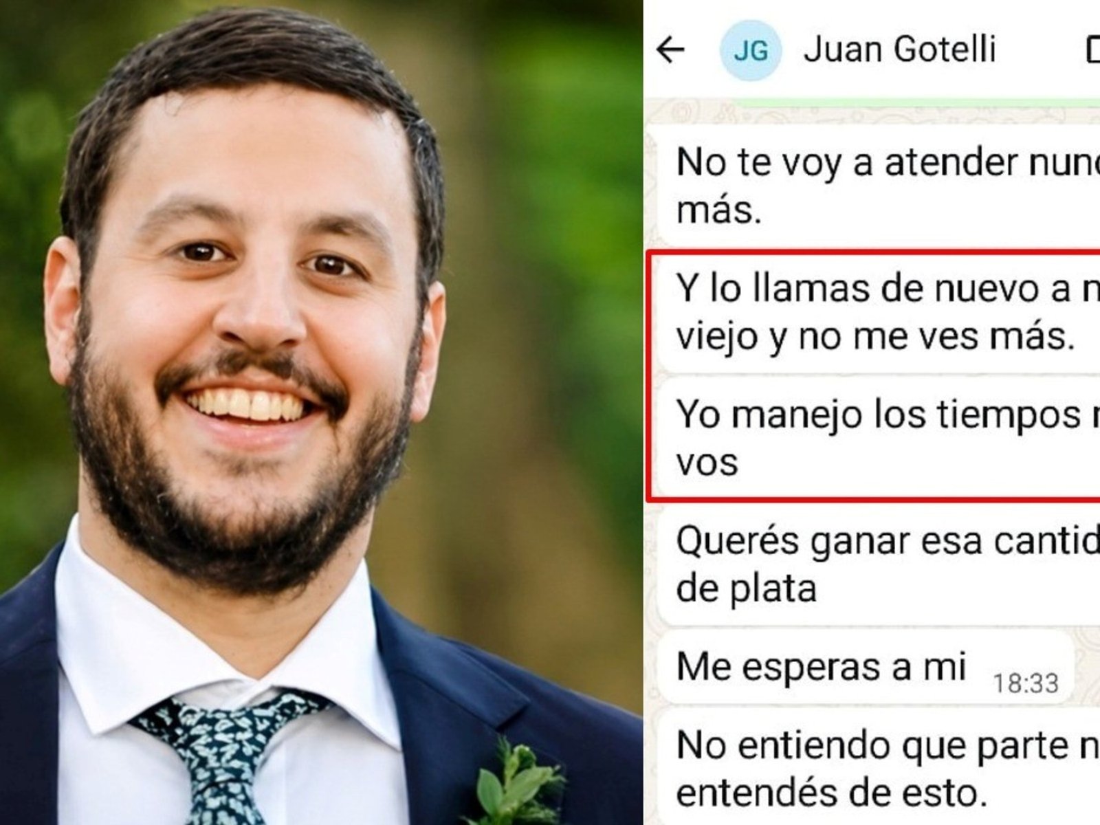el hijo de un poderoso empresario que estafó a dos hermanos