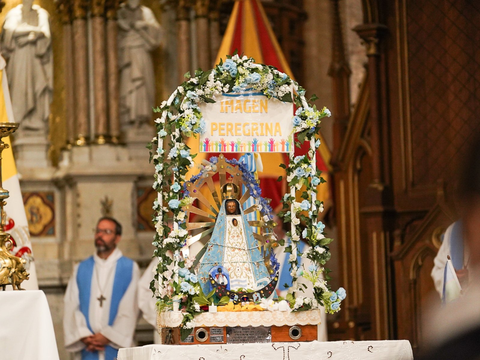 el sorpresivo video de la Virgen de Luján en Liniers, en la previa de una nueva peregrinación
