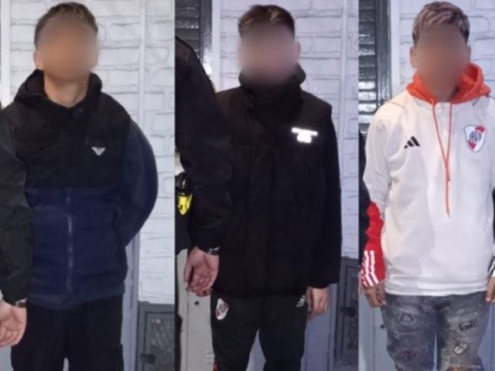 entre los tres suman 18 antecedentes penales
