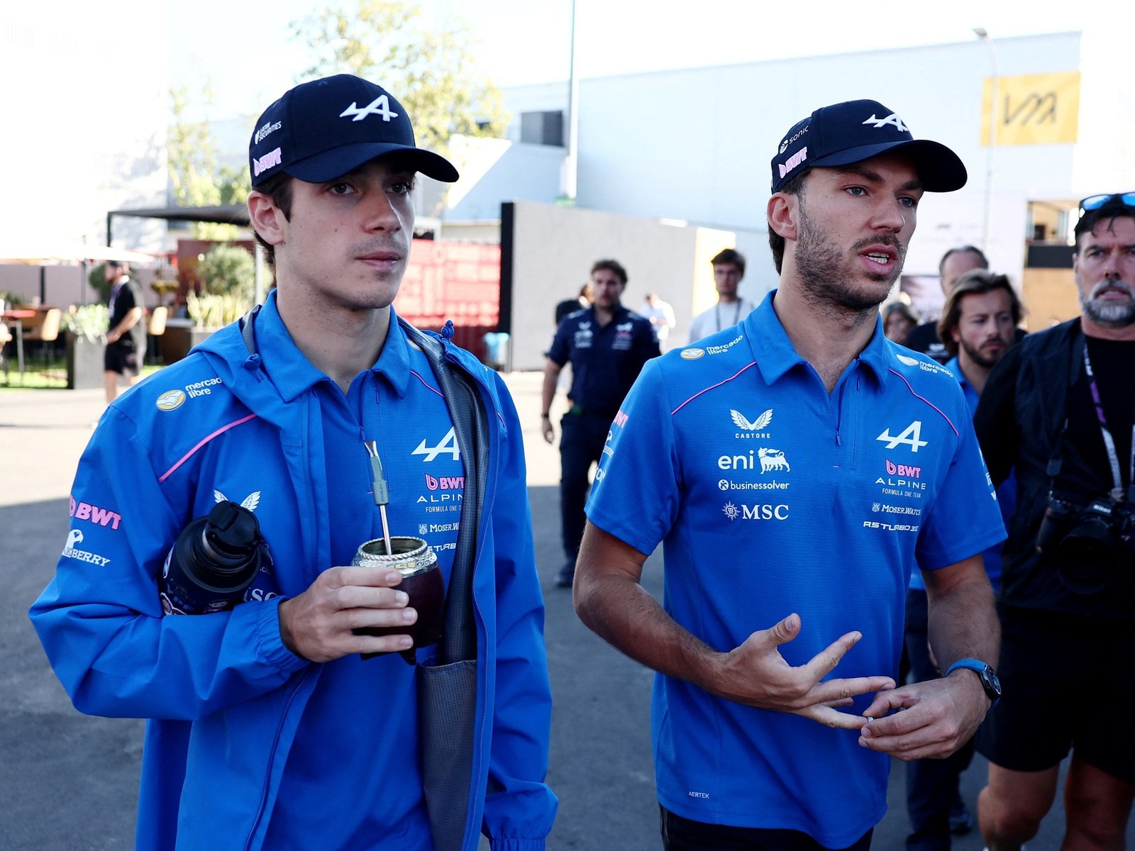 mensajes contra Gasly y Norris
