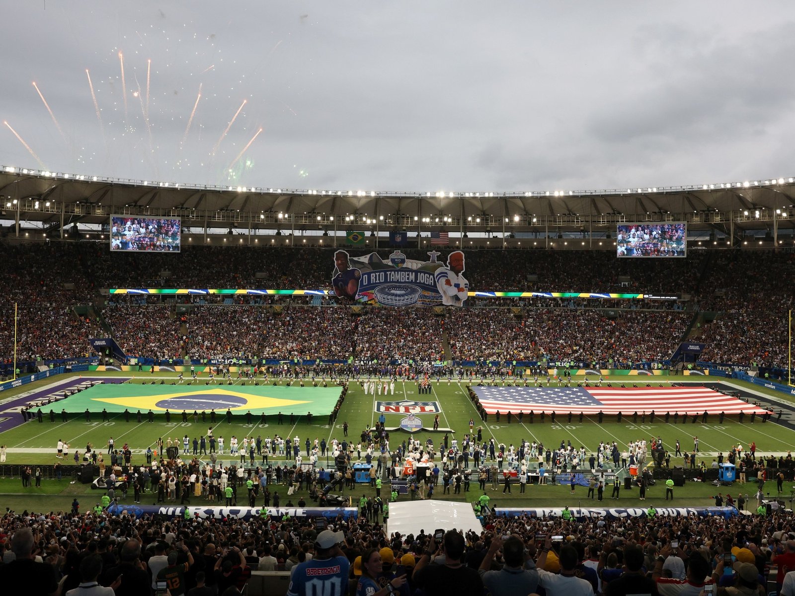 un evento histórico que convocó a 72 mil personas para el triunfo agónico de los Ravens