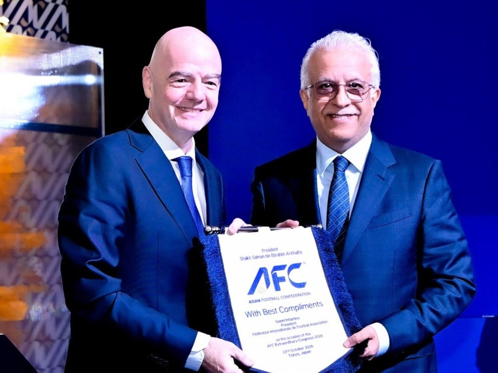 Asia le da su apoyo total a Gianni Infantino, tres meses después de cuestionar su reelección