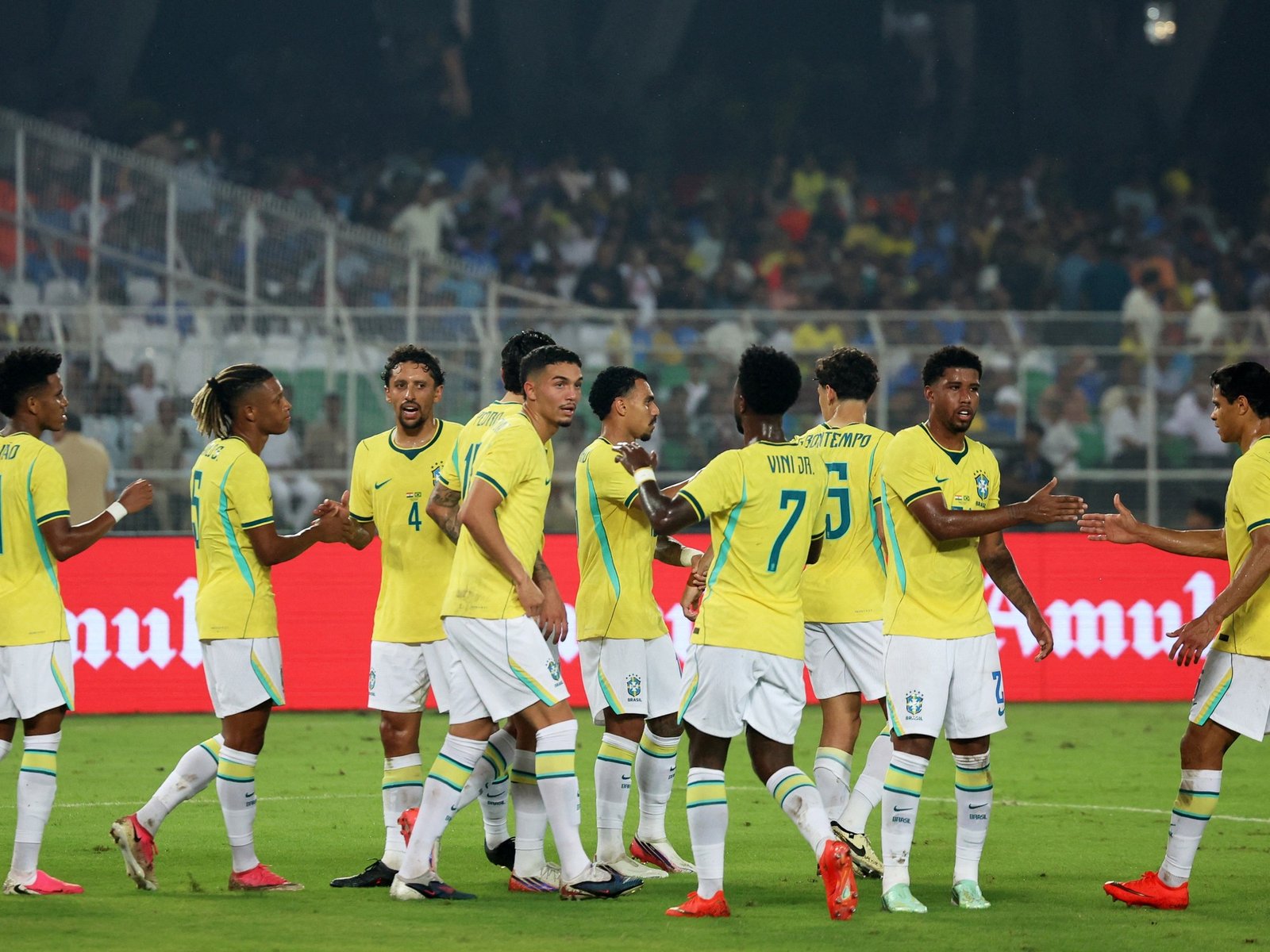 Brasil cerró la fecha FIFA con una goleada ante India y Ancelotti sumó otro triunfo