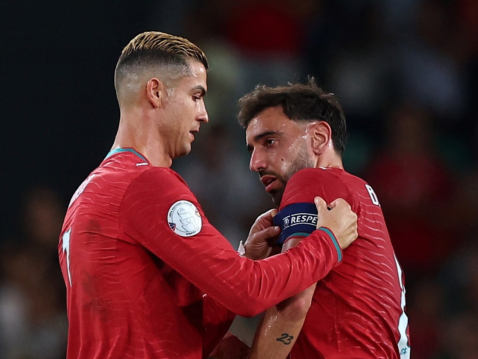 Bruno Fernandes habló de la crisis con Cristiano Ronaldo y pidió que Portugal «no se divida»