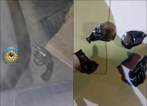 Dos detenidos con cocaína y un revólver en un remís en Comodoro