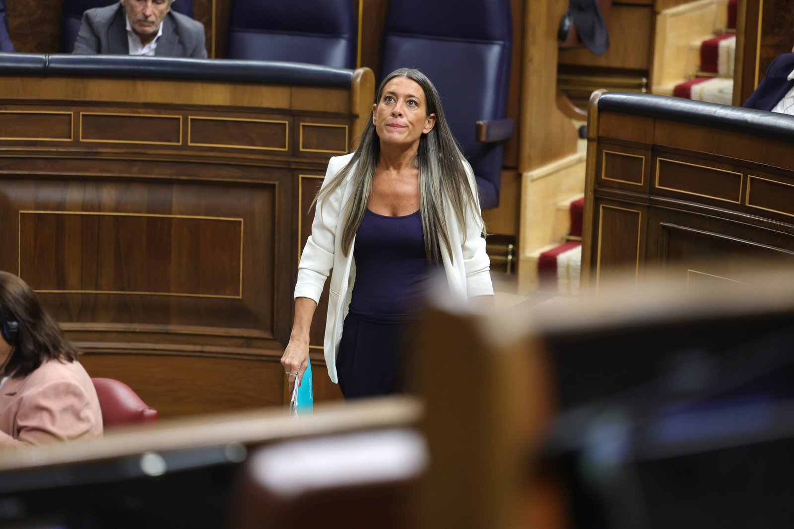 La portavoz de JxCat, Míriam Nogueras.