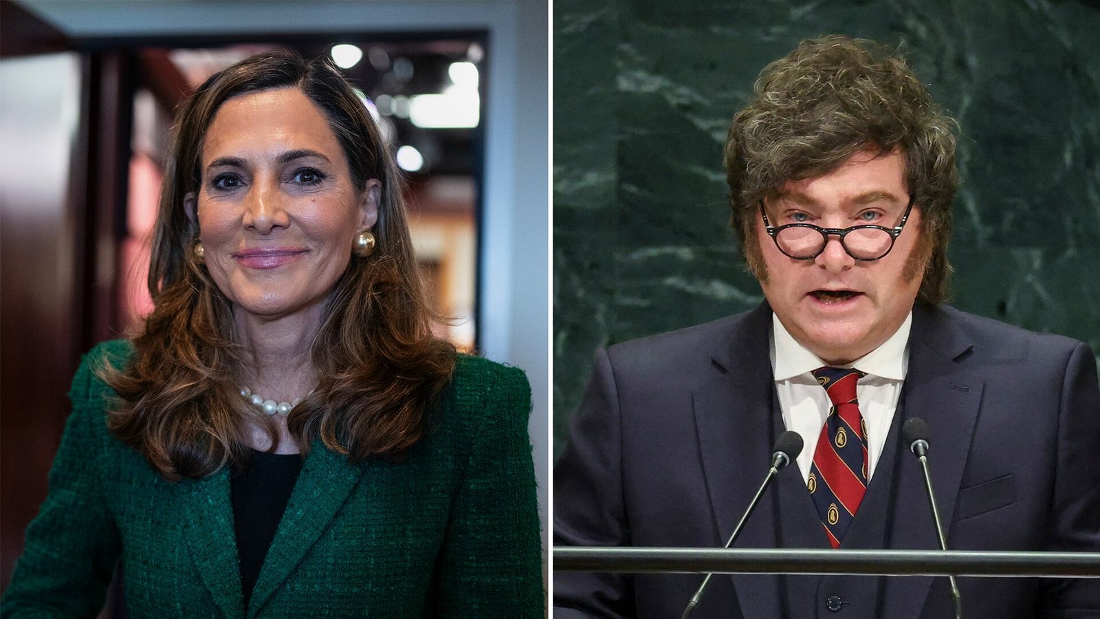 Javier Milei apoya la reeleción de la candidata republicana María Elvira Salazar entre el reclamo demócrata por injerencia electoral