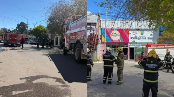 Las llamas arrasaron con un sector de un maxikiosco