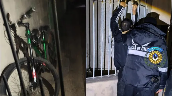Saltó un paredón para robar una bicicleta y terminó en la comisaría