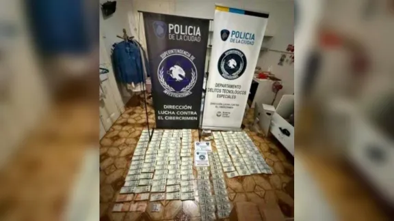 Una denuncia en Puerto Madryn terminó con un detenido y el secuestro de $255 millones