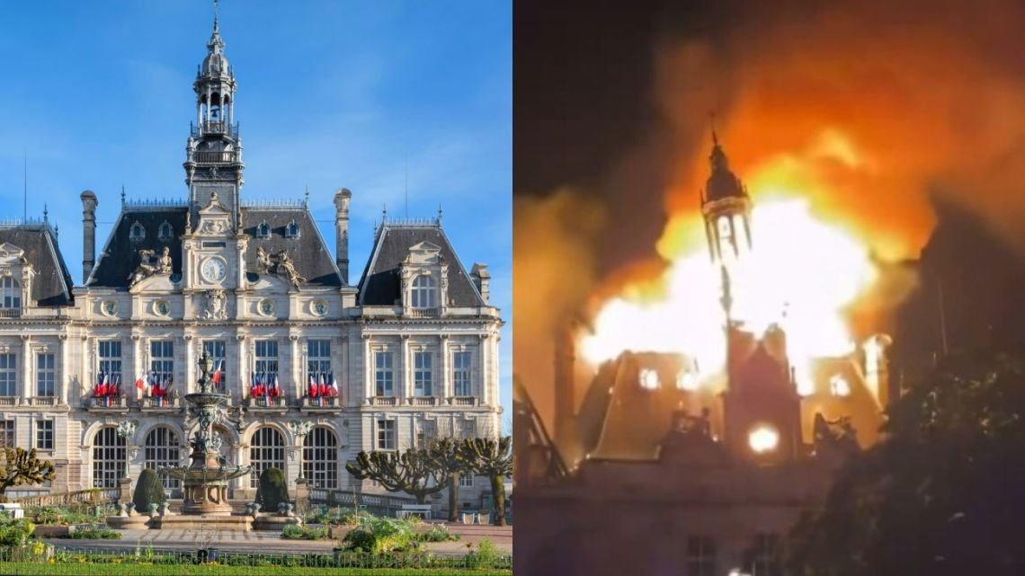Violentos disturbios en Francia: incendiaron el histórico ayuntamiento de Limoges