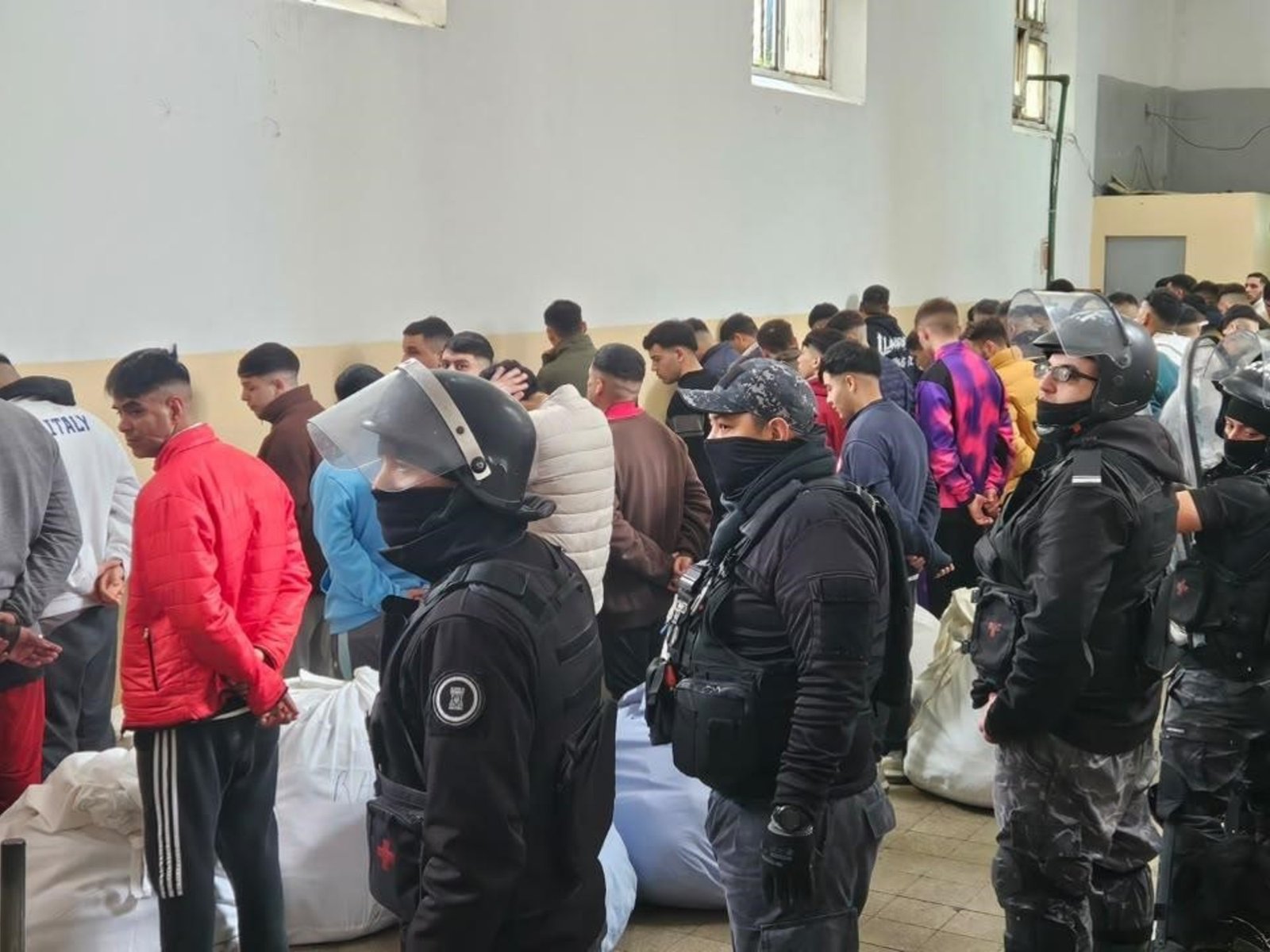 cuántos presos van a quedar para la visita del papa León XIV