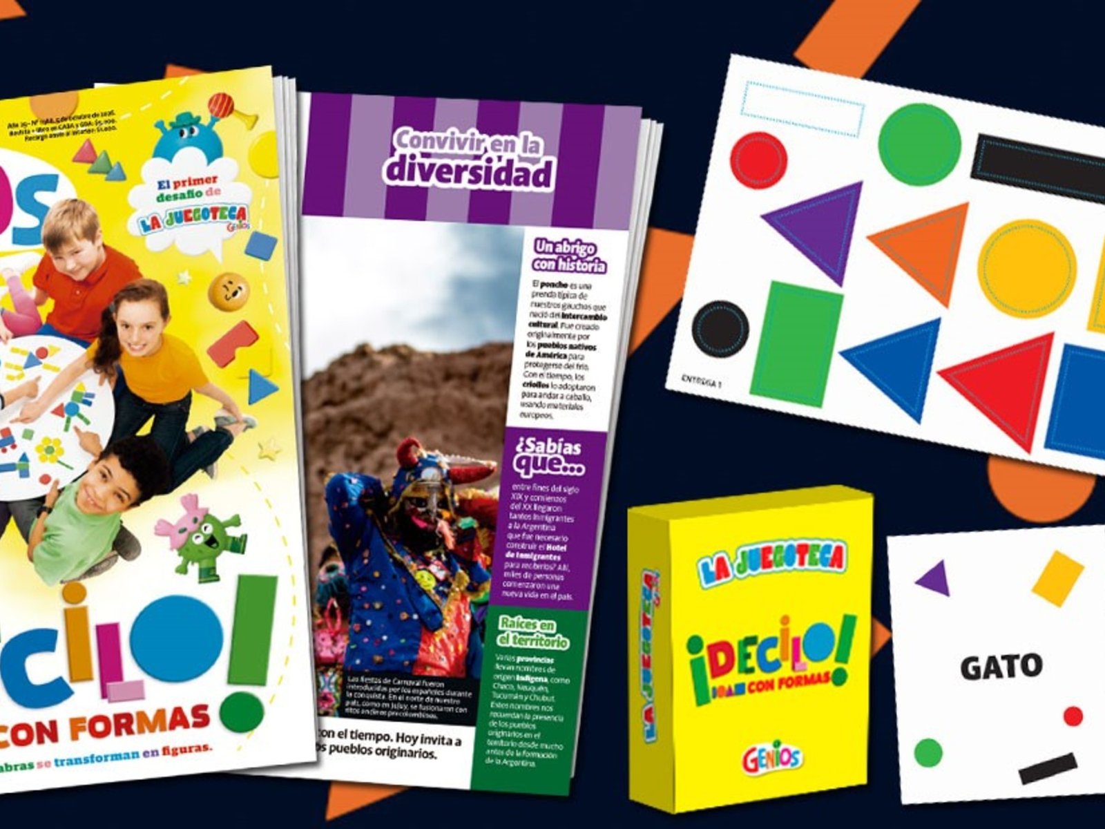 la Juegoteca Genios desafía a los chicos a expresarse con gestos, figuras e ideas